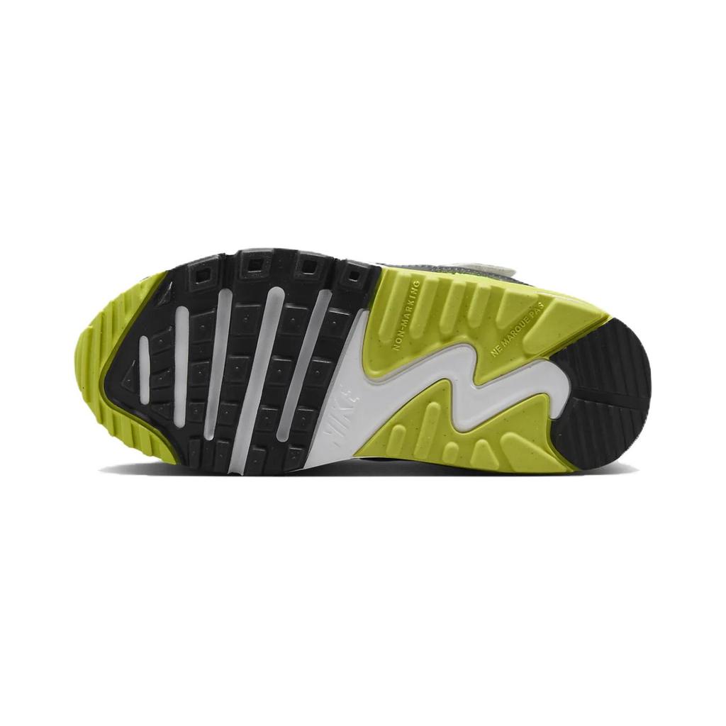 Nike Air Max 90 EasyOn PS Cyber Kids Sneakers Green White Dark-Smoke-Grey HF6357-103
