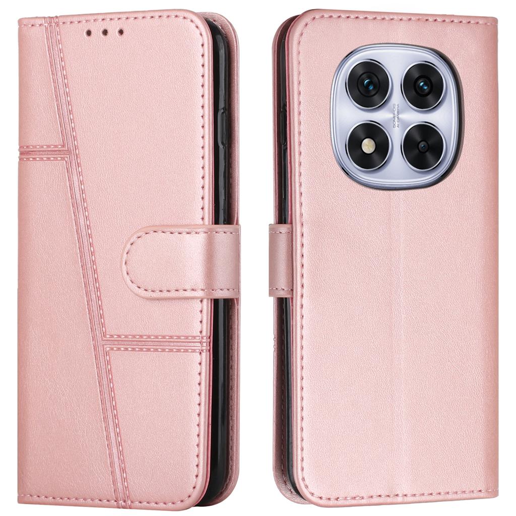 Dla Xiaomi Redmi Note 14 Pro+ 5G/Note 14 Pro 5G/Poco X7 5G Etui Stojak Klapka Ochronne Skórzane Pokrowiec na Telefon