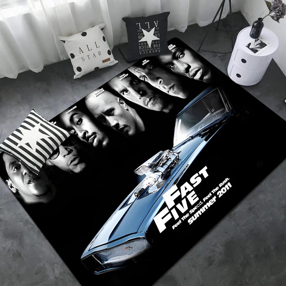 

Fast & Furious Floor Mat Cheaper Anti-slip Modern Living Room Balcony Printed Bedside Mats 40x60cm