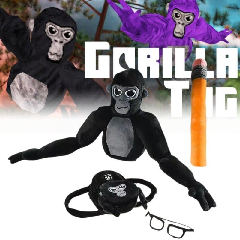 Gorilla Game Tag Plush Toy Pen Glasses Backpack Pillow Room Gift Decoration