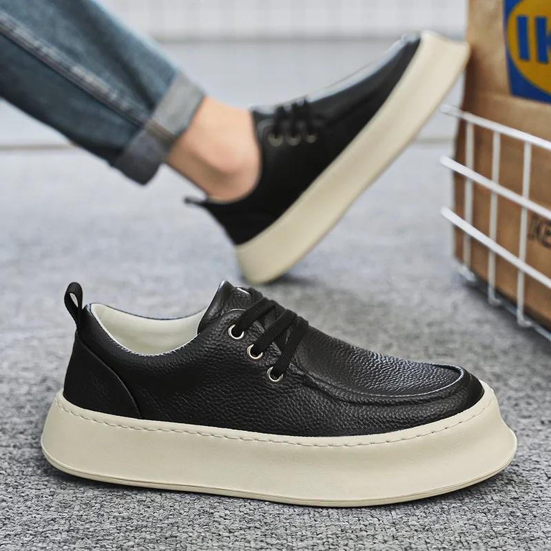 Quality Men's Casual Shoes Fashion Men's Loafers Platform Men's Board Shoes Sell Male Leisure Shoes Para Hombre