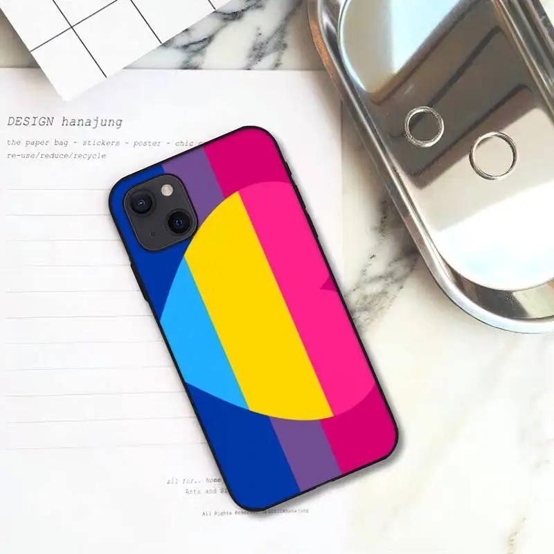 Bisexuelle Flagge Kunst Handyhülle Für iPhone 11 12 Mini 13 14 15 Pro XS Max X Plus SE XR Hülle