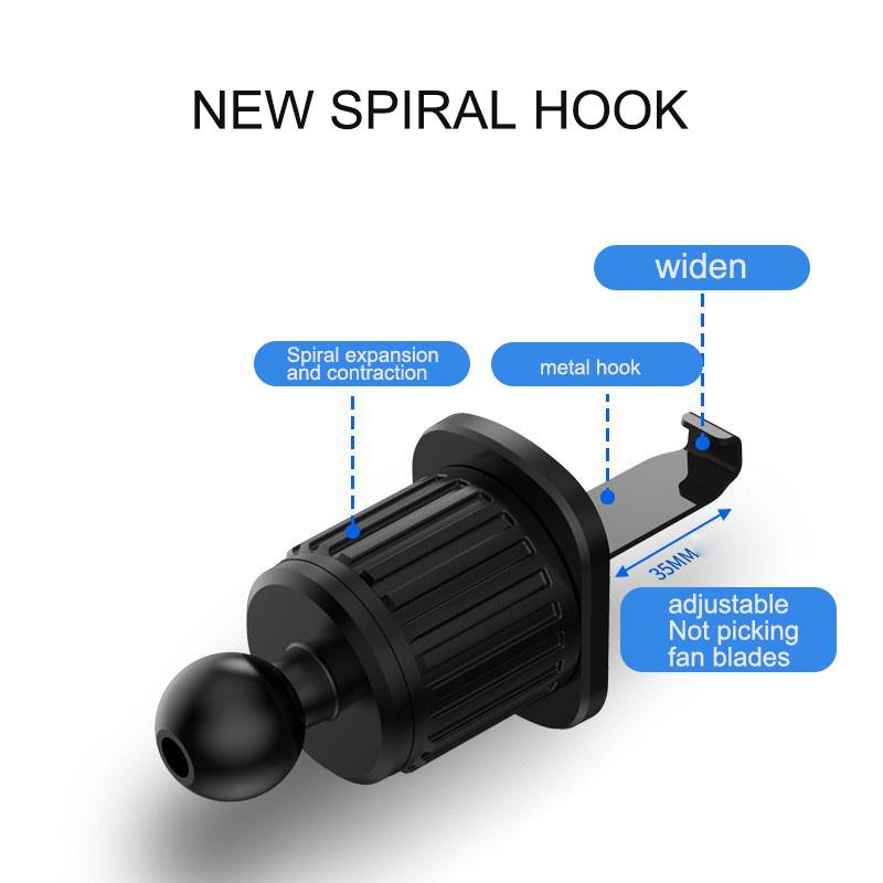 Car Phone Holder Gravity Auto Phone Bracket Support CellPhone Stan with 4.7-7 Inch Smartphone Bracket