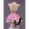 NEKOPARA Chocola Vanilla Cute Soft Girl Lolita Dress Cosplay Costume Full Set Women Anime Halloween Comic Con Carnival Outfit