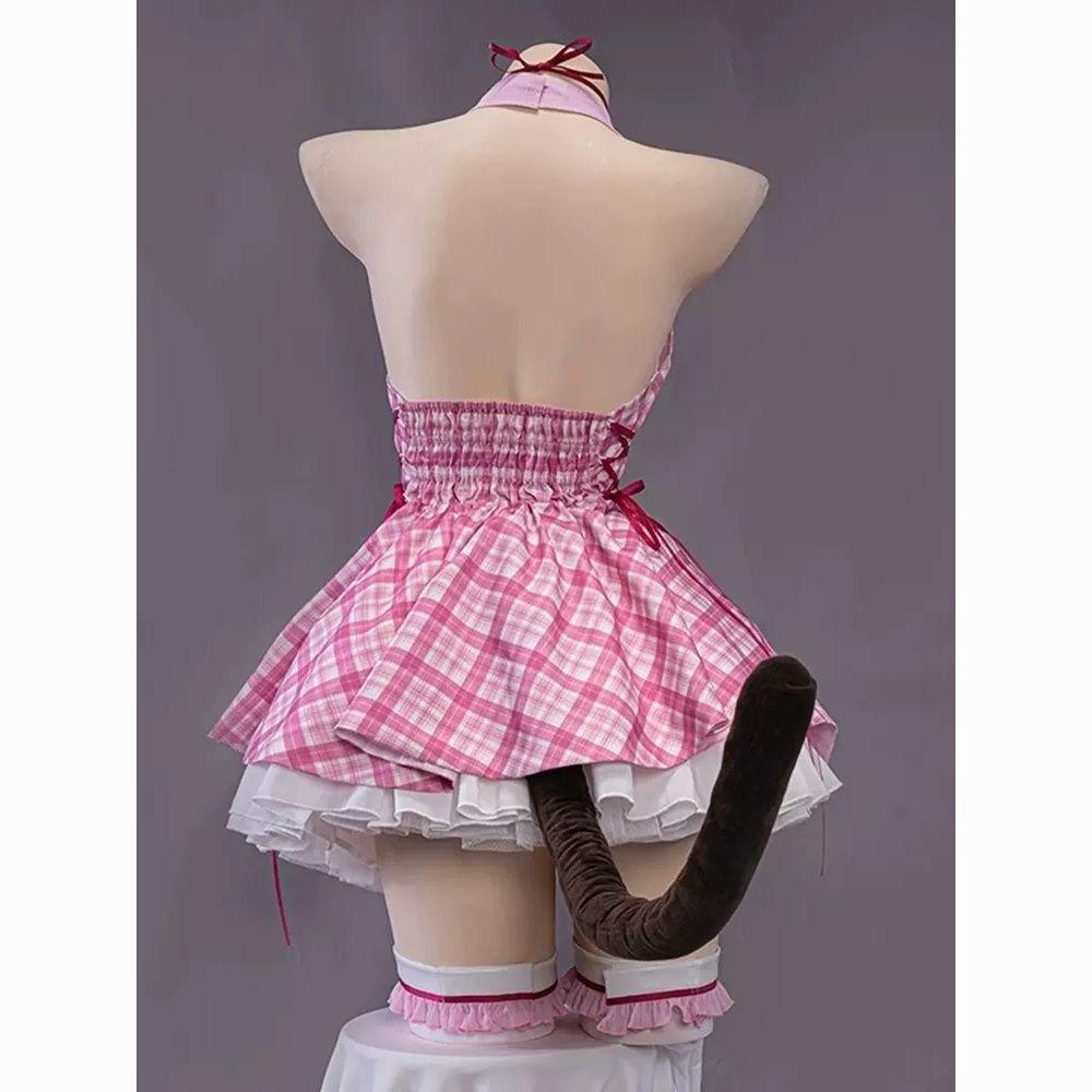 NEKOPARA Chocola Vanilla Cute Soft Girl Lolita Dress Cosplay Costume Full Set Women Anime Halloween Comic Con Carnival Outfit