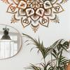 Lotus Wall Sticker Mandala Wall Decal Repositionable
