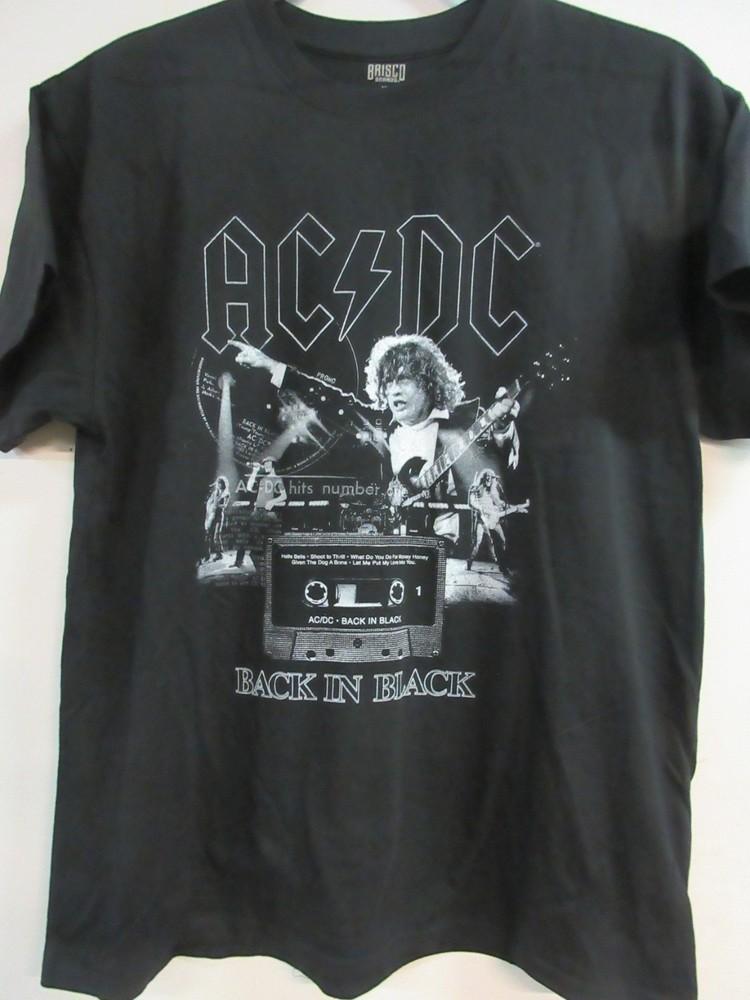 AC DC ОФИЦИАЛЬНЫЙ МЕРЧ ЧЕРНЫЙ КАССЕТНЫЙ БАНД КОНЦЕРТ МУЗЫКА ЭКСТРАБОЛЬШОЙ Унисекс Футболка M 1990₽