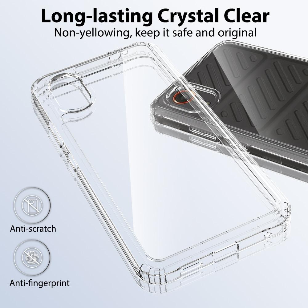 

For Samsung Galaxy Xcover7 Case Hybrid TPU+Acrylic Anti-Scratch Phone Cover A