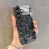 Mechanical Creative Pattern Glass Phone Case Suitable for Samsung Galaxy S26 S25 S24 S23 S22 S20 FE Ultra Plus Anti Drop