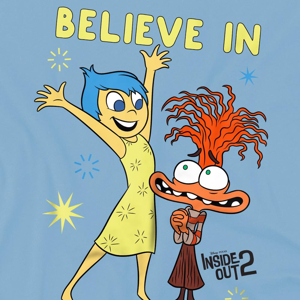 Inside Out 2 Childrens/Kids Believe In Yourself Anxiety T-Shirt