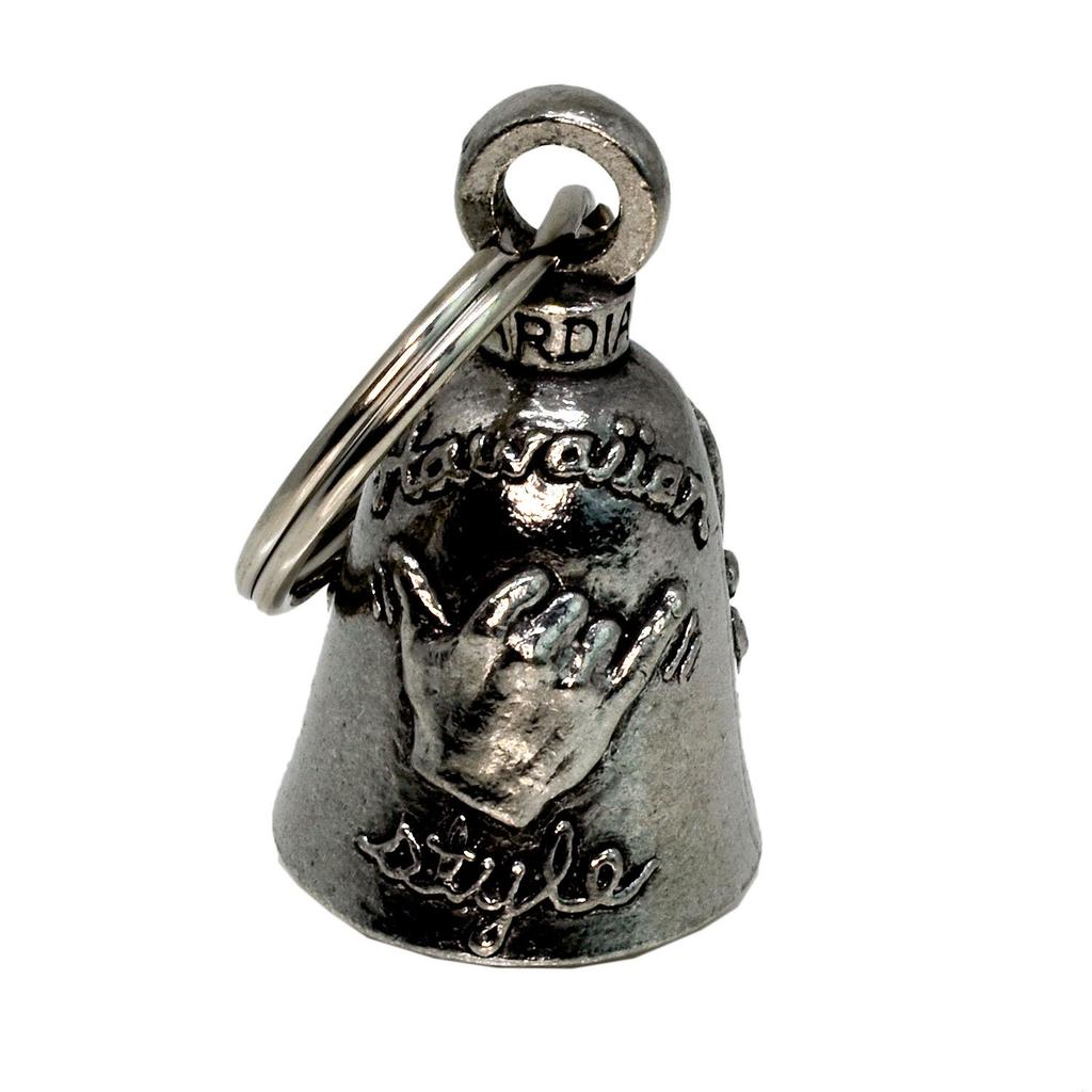 Guardian Bell USA AMGB-100 Hawaiian Style Hawaiian Biker Amulet Key Chain Traffic Safety Bell Amulet