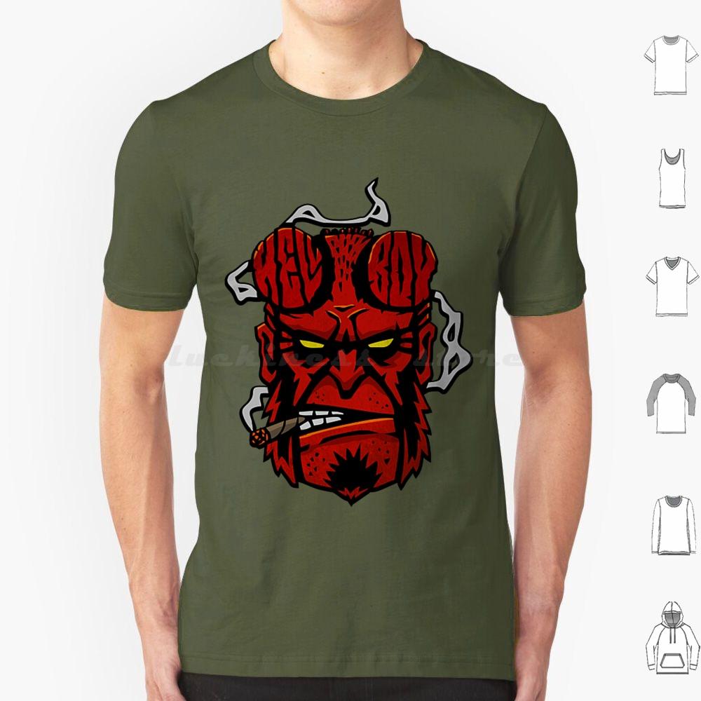 Hellboy T Shirt Cotton Men Women DIY Print Hellboy Comic Books Comics Halloween Hellboy 2 Hellboyanimated Hellboy Comic