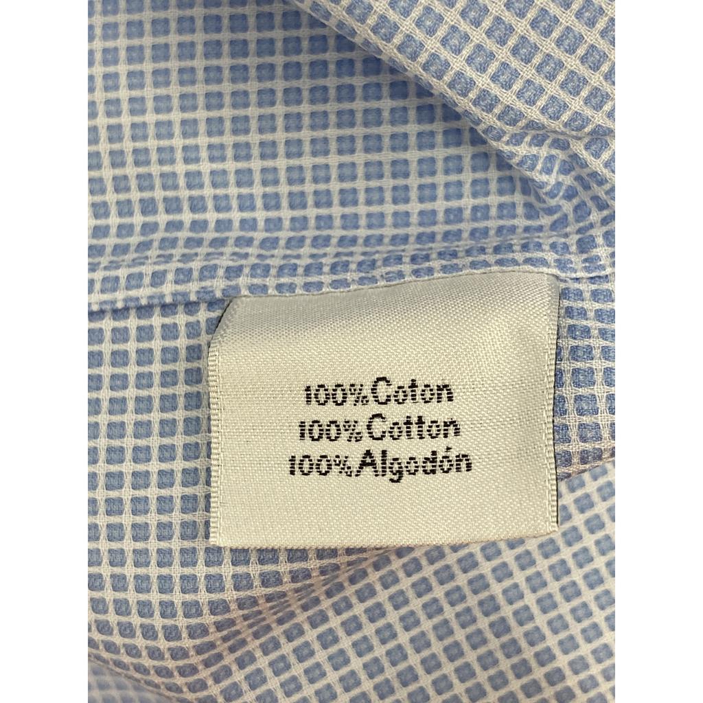 Hermes Cotton Long Sleeve Shirt Tops 42 blueUsed