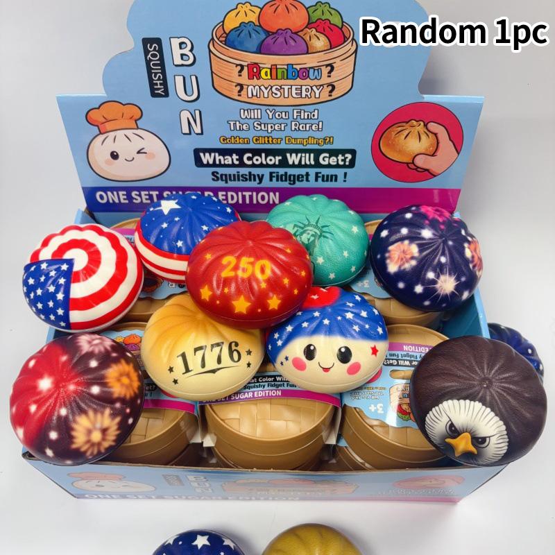 Simulated Squeeze Butter Stress-relieving-toys Squishy Fake Baozi Fun Pinch Uncompressed Fidget Toys  Playsetss Popular Children Favor Gift Present