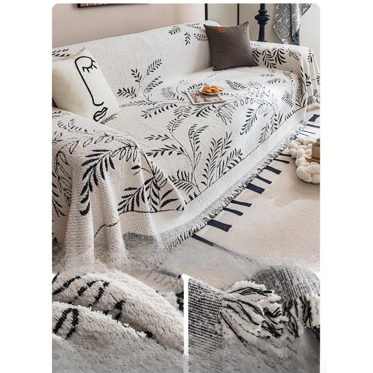 Sofa Cover Towel Winter Thickened Fleece Sofa Cover Anti-Scratching Sofa Cushion Autumn and Winter