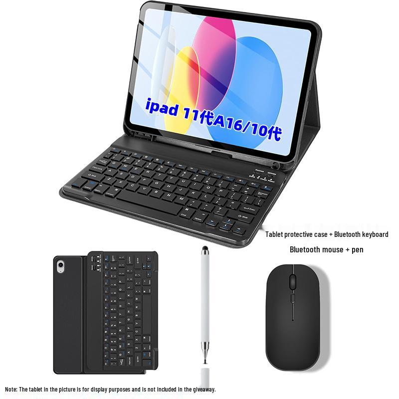 Compatible 10th Gen iPad A16 10.9" Magnetic Detachable Bluetooth Keyboard Case