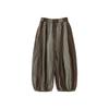 Yoyou Girls' 2026 Spring Ethnic Floral Print Cuffed Harem Pants
