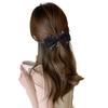 Bow Elegant Hair Clip Large Bowknot Sweet Lace Barrette Hairpin Women Lady