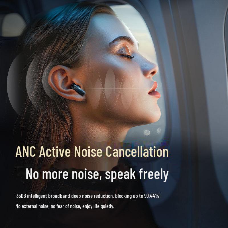 AI-Powered Wireless In-Ear Bluetooth Headset with TFT Touchscreen, ANC+ENC Noise Reduction