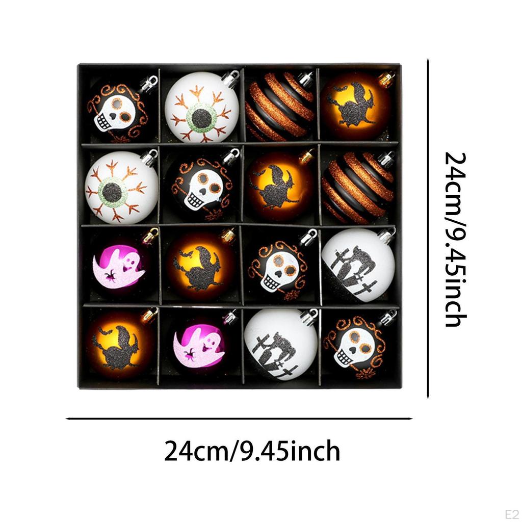 16 Pieces Halloween Hanging Decorations Accessories Indoor Decorative Supplies Ornament for Bedroom