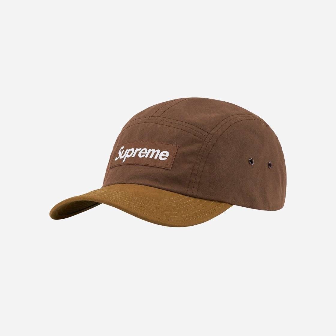 

Кепка Supreme из вощеного хлопка коричневая 21FW -