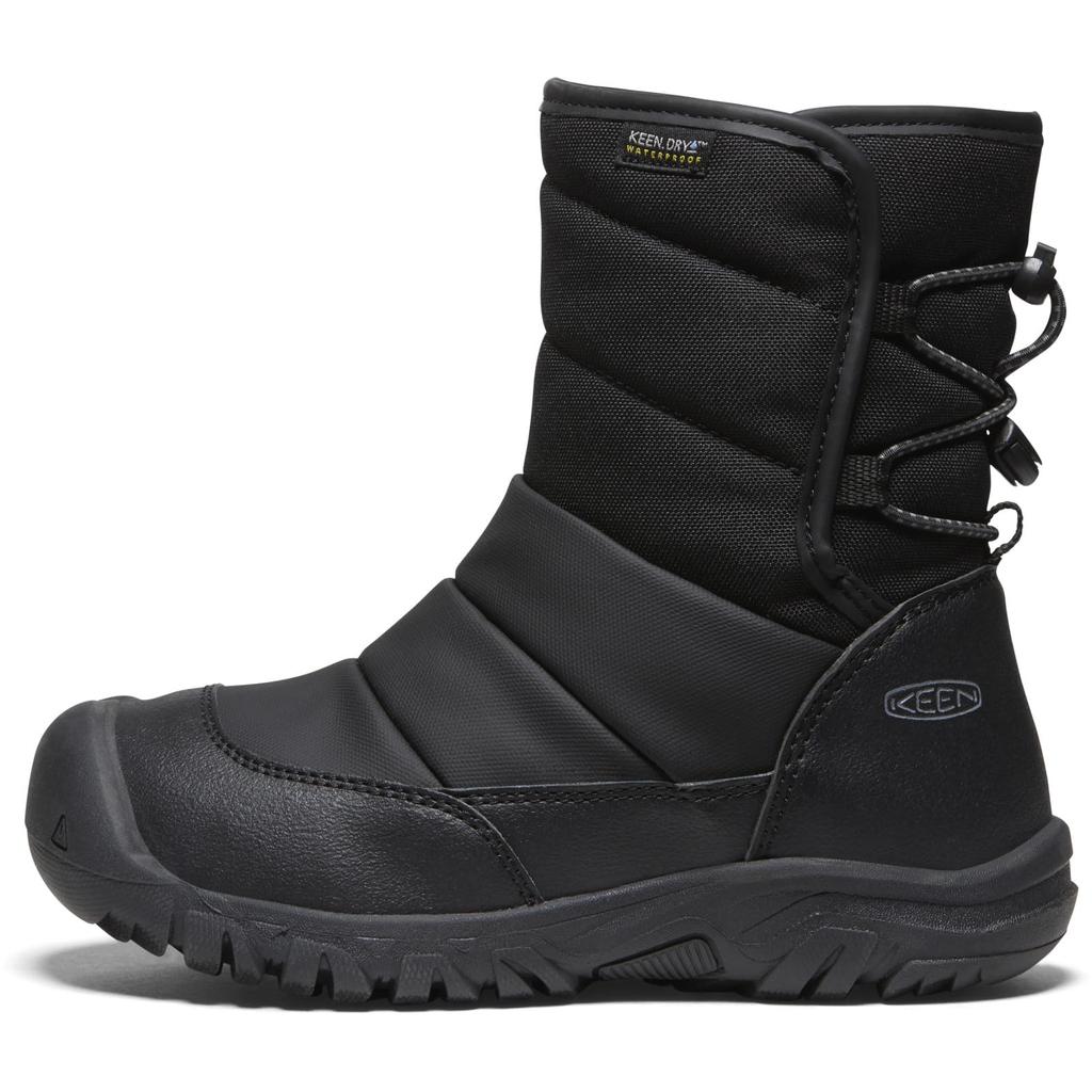 Kids Boots PUFFRIDER WP Grey [KEEN] Black/Steel