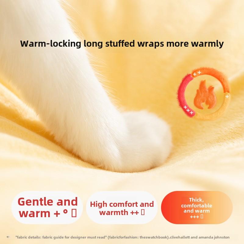 Cat Warm Thickened Autumn and Winter Teddy Than Bear Plush Little Monster Cat Nest Deep Sleep Kennel Pet Nest