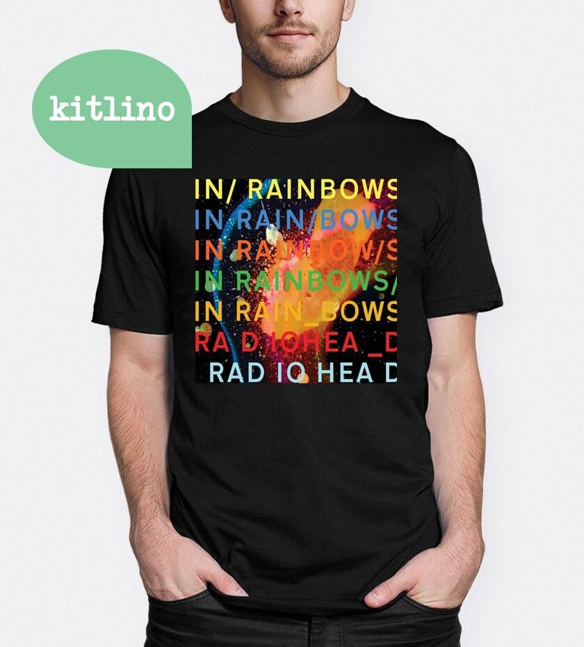 

Хлопковая унисекс футболка Radiohead Альбом In Rainbows T44506 XXXXL
