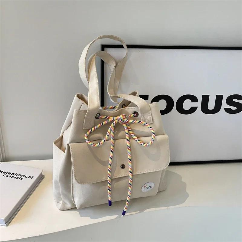 Hot Selling Women's Shoulder Bag Canvas Large Capacity Commuting Bags for Women  New Free Shipping