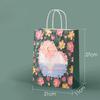 1-50PCS Gift Bag Creative Oil Painting Portable Gift Bag Holiday Gifts Kraft Paper Gift Bag New Year Gift Bag for Students