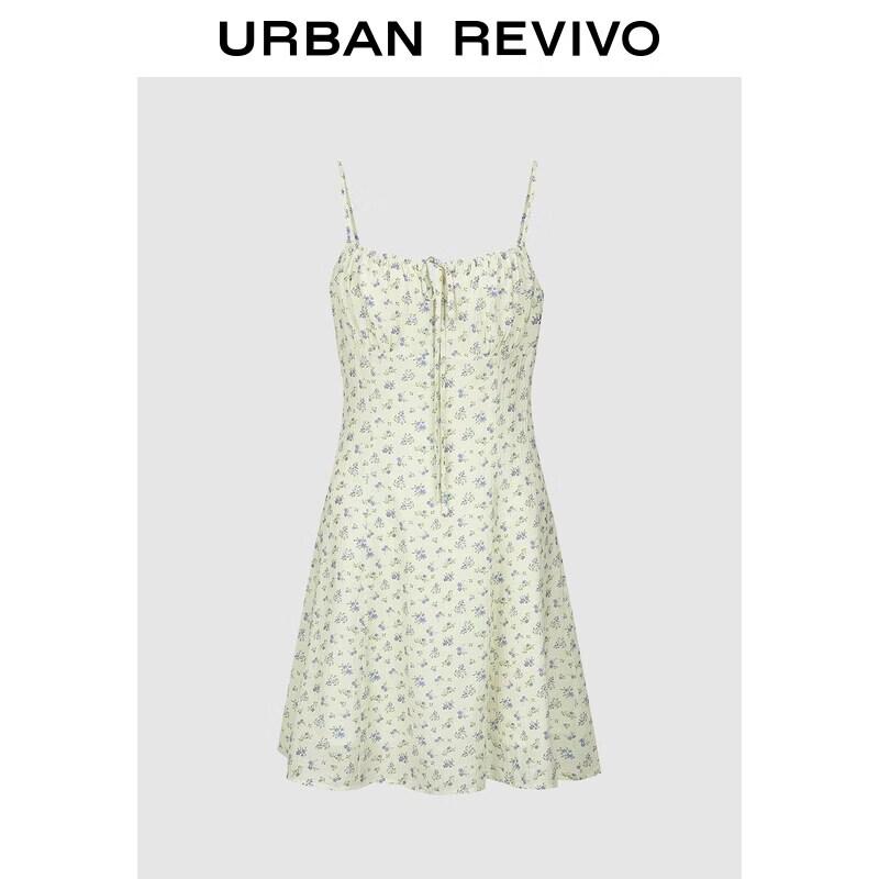 UR2026 Women s Casual Floral Strappy Cami Dress L