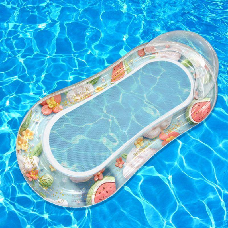 Swimming Pool Inflatable Floating Bed Summer Water Air Cushion