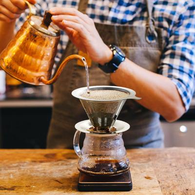 Stainless Steel Coffee Filter Brewing Basket Cone Dripper Stainless Coffee Filter Basket For Cup Kettle Home Camping Travel