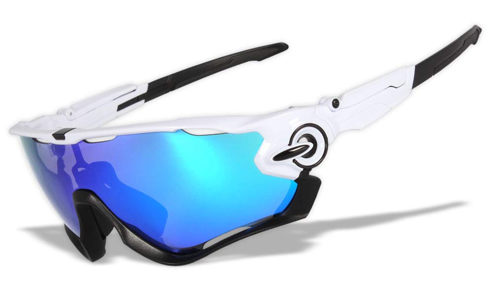 

Dimmable Polarized Iridium Lens 3 Pieces Switch Replacement Original Sports Sunglasses JB [EIENNO] (JB04a)
