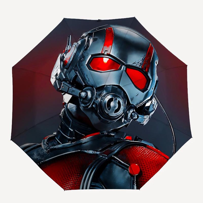 

1pc Ant-Man Design Automatic Opening/Closing Folding Umbrella with 8 Iron Ribs, Portable Sunshade for Men and Women yy250731108