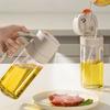 2in1 Oil Spray Bottle Food Grade Oil Dispenser New Oil Sprayer  Picnic