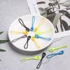 5 Colors Zipper Pull Puller End Fit Rope Tag Fixer Zip Cord Tab Replacement Clip Broken Buckle Travel Bag Suitcase Tent Backpack