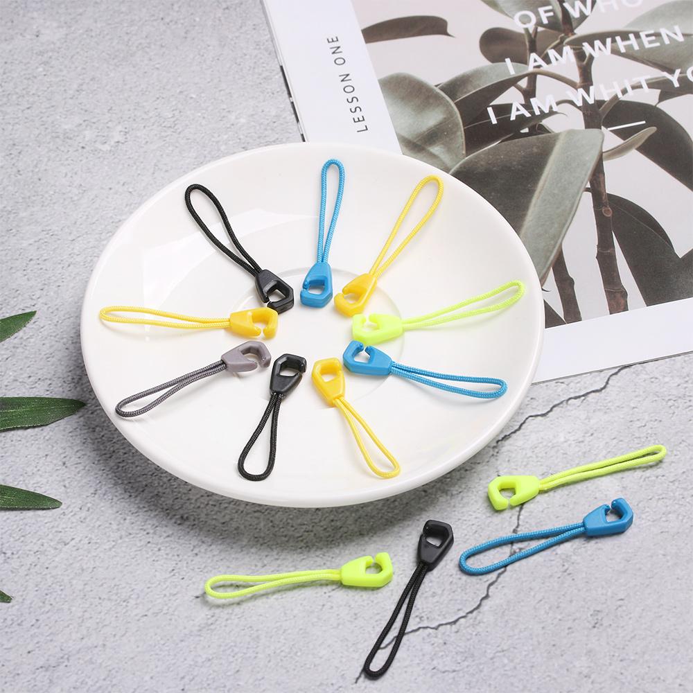 5 Colors Zipper Pull Puller End Fit Rope Tag Fixer Zip Cord Tab Replacement Clip Broken Buckle Travel Bag Suitcase Tent Backpack