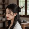 Wooden Chinese Style Hairpin Tassel Hanfu Headwear Classical Sandalwood Hair Stick  Women