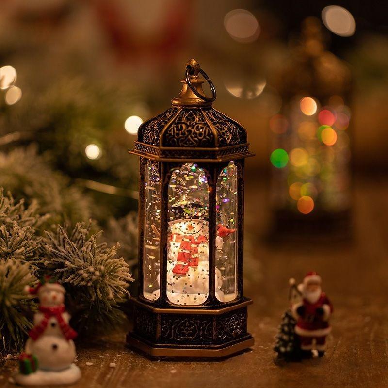

Christmas Decorations, Small Night Lights Scene Arrangement Christmas Tree Desktop Ornaments Children s Gifts Crystal Lights 1pcs