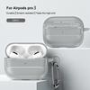 KEYSION Shockproof Case for AirPods Pro 3 Carbon Fiber Texture Soft TPU Silicone Bluetooth Earphone Cover for AirPods Pro 3 2025