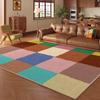 Large Rug for Living Room Bedroom Rugs Coffee Tables Floor Mat Short Plush Color Blocking Home Decoration Alfombra Salón Grande