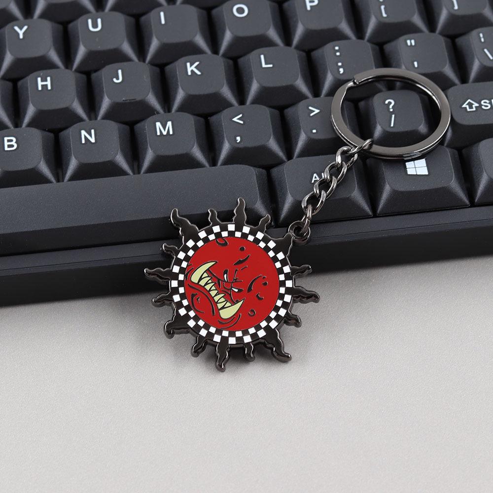 Evil Day Clan Warhammer Keychain Pendant for Game and Motorcycle Enthusiasts