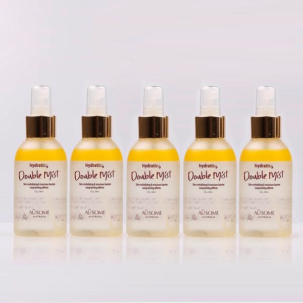 AUSOME Moisture Hydrating Oil Double Mist Serum 120ml x 5