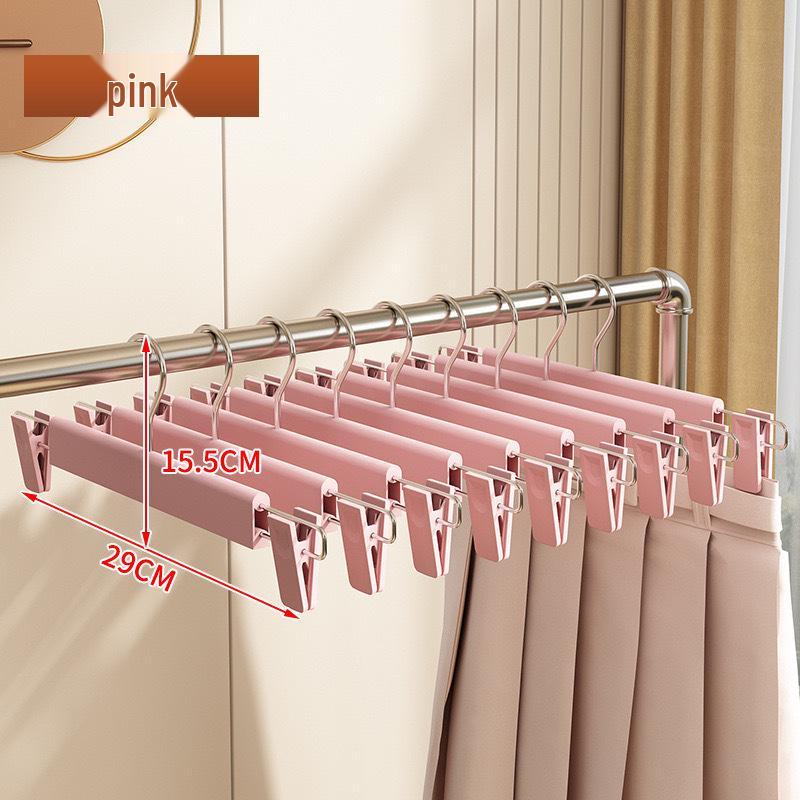 Non-Slip Double-Position Thick Plastic Clothes & Coat Hanger for Bedroom Storage