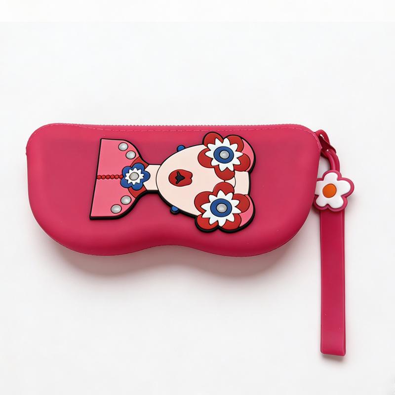 Portable Food-Grade Silicone Sunglasses Storage Case