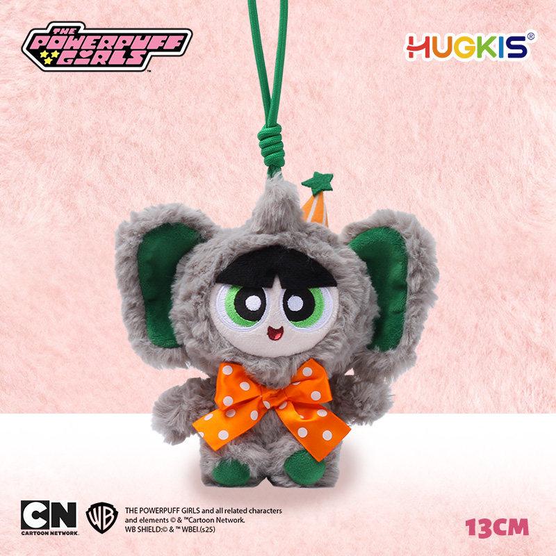 Powerpuff Girls Bubbles Plush Keychain Doll - Cute Cartoon Birthday Gift