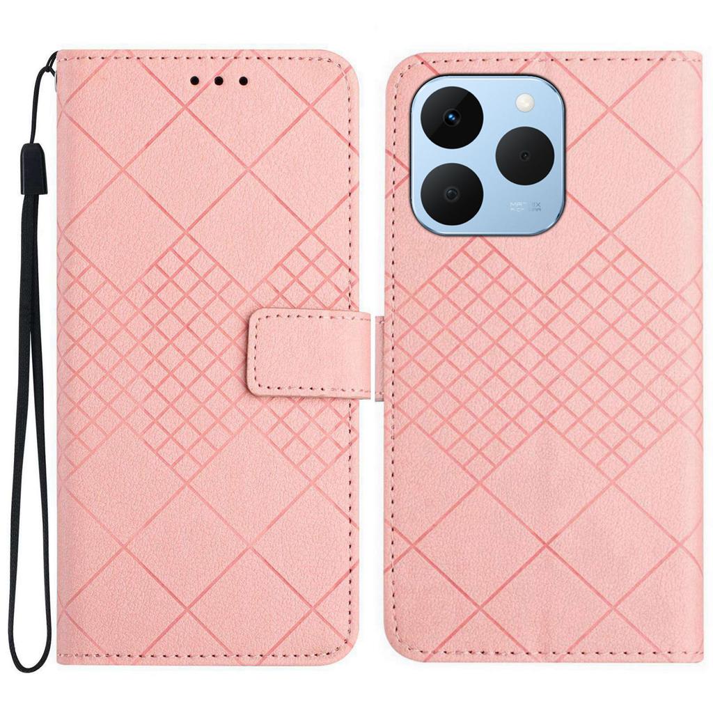 For Realme 15T 5G Case Wallet Imprint PU Leather Flip Folio Phone Cover