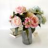 Artificial Rose Flower Simulation Wedding Bridal Bouquet Home Office Cloth Flower Decoration