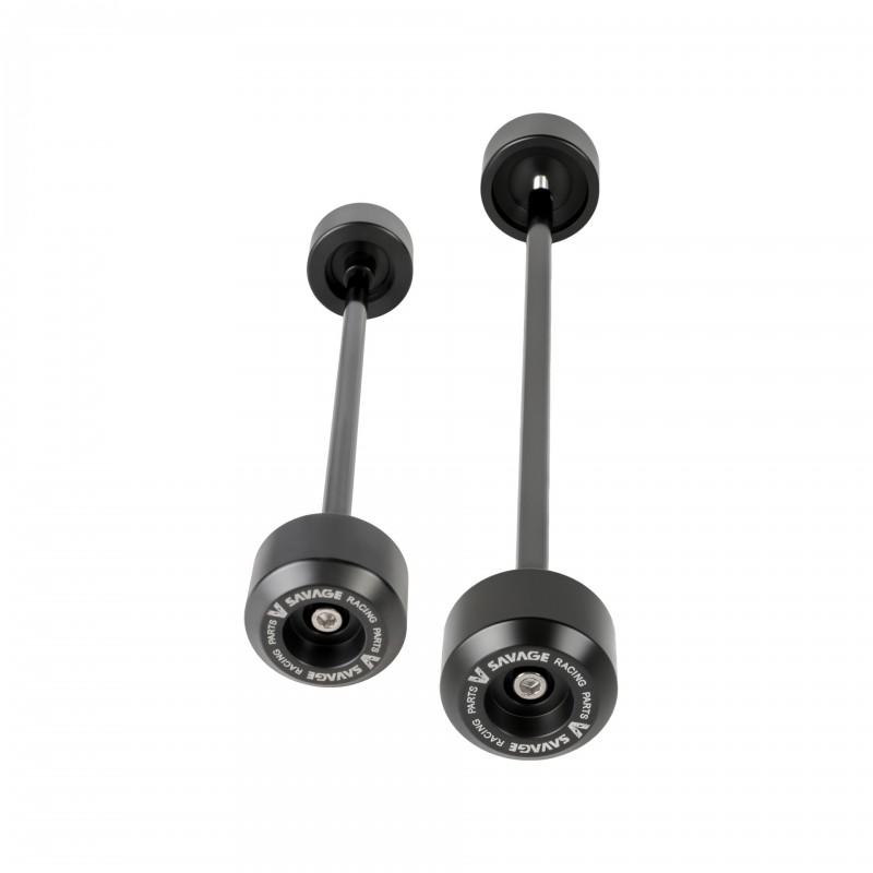 Stainless Steel Aluminum POM Crash Pad Protector Triumph Tiger Sport 660 Trident Front Rear Axle Spacers